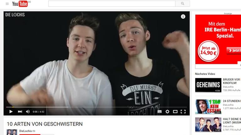 Die Zwillingsbrüder Roman (links) und Heiko Lochmann, besser bekannt als DieLochis. Die Zwillingsbrüder Roman (links) und Heiko Lochmann, besser bekannt als DieLochis.