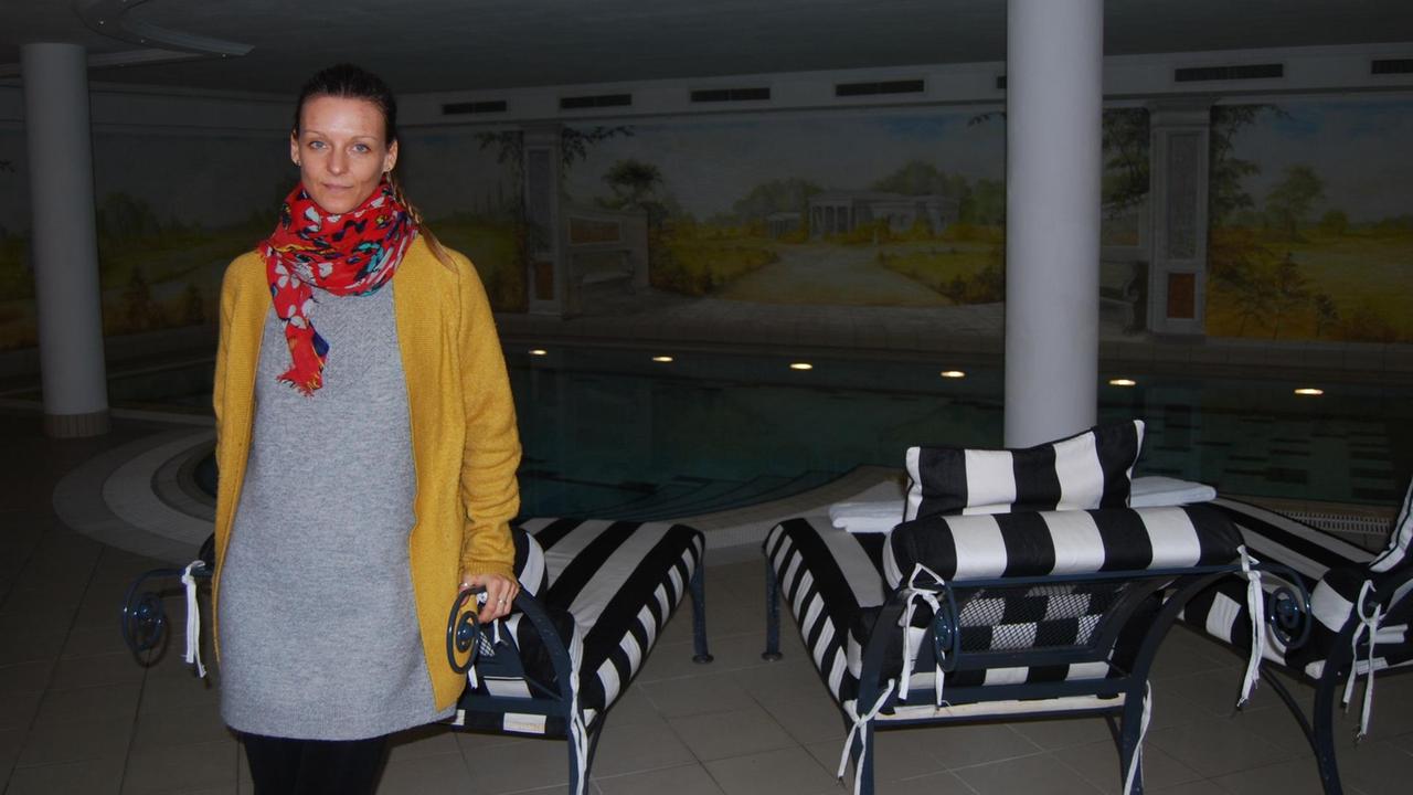 Ditte Kotzian im Spabereich des "Louisas Place" am Kurfürstendamm in Berlin. Ditte Kotzian im Spabereich des "Louisas Place" am Kurfürstendamm in Berlin.