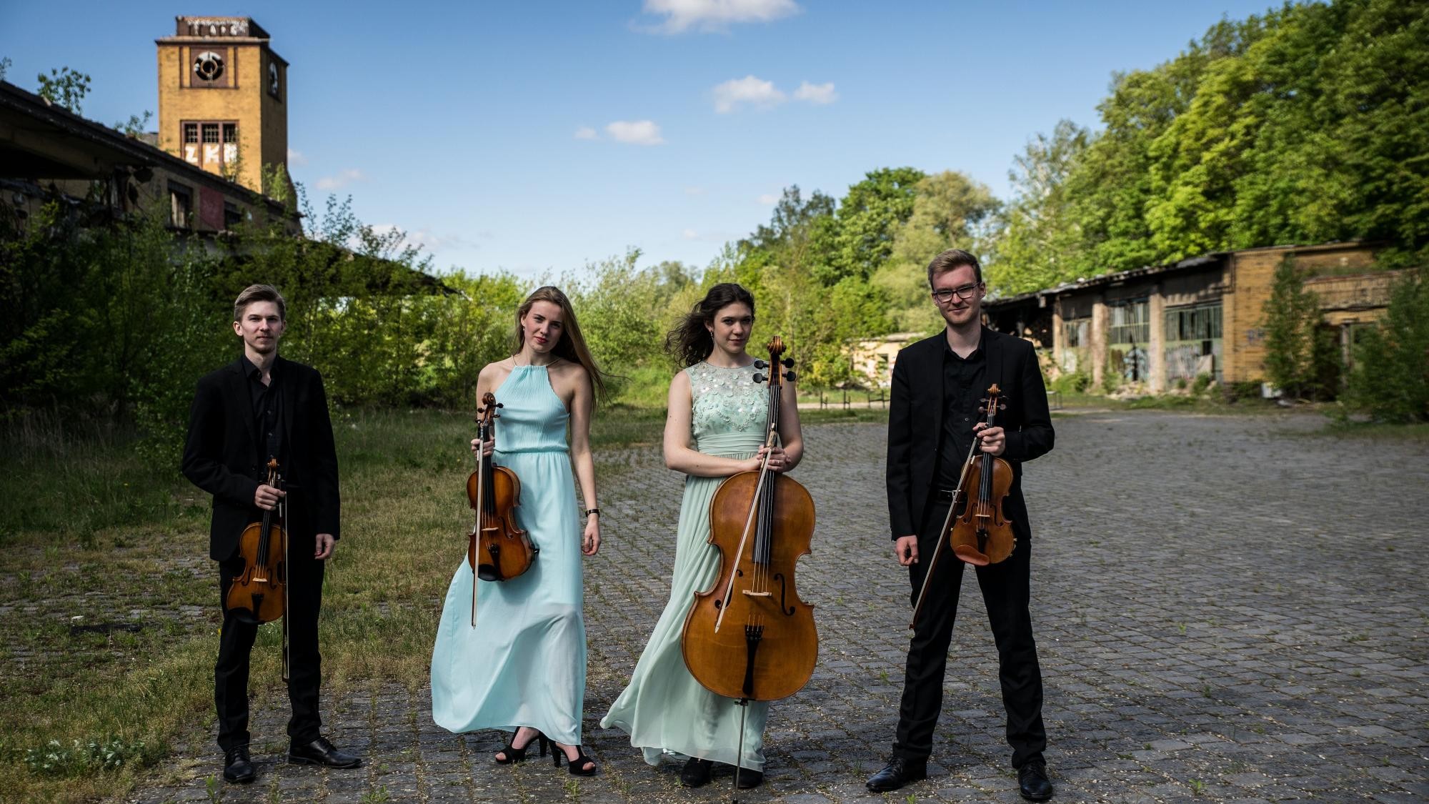 "Debüt im Deutschlandfunk Kultur" mit dem Gyldfeldt Quartet