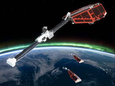 Magnetfeldmessung im Schwarm: Die SWARM-Satelliten der ESA Magnetfeldmessung im Schwarm: Die SWARM-Satelliten der ESA
