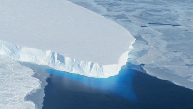 Der Thwaites-Gletscher in der Antarktis