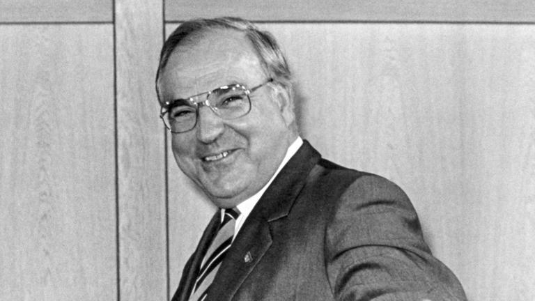 Bundeskanzler Helmut Kohl, aufgenommen 1983 Bundeskanzler Helmut Kohl, aufgenommen 1983