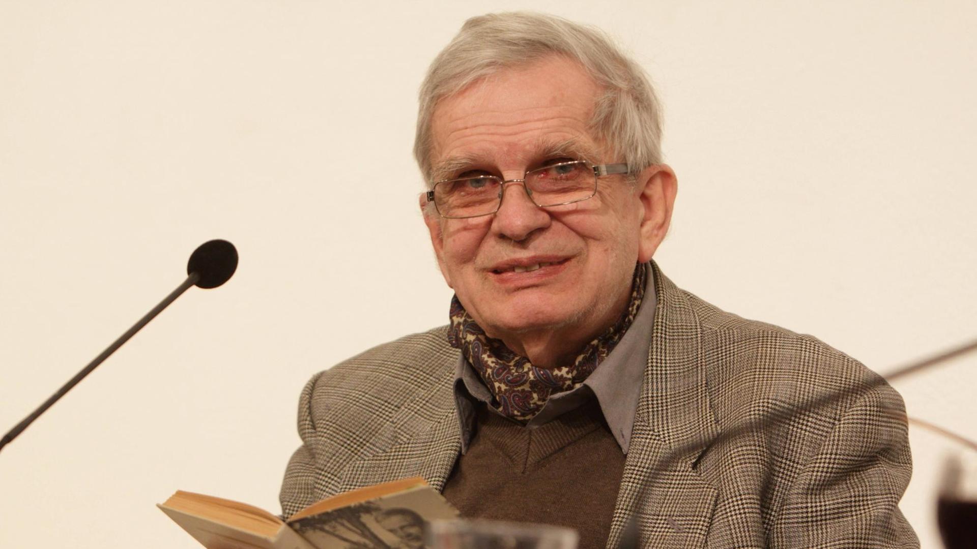 Der litauische Schriftsteller Tomas Venclova Der litauische Schriftsteller Tomas Venclova