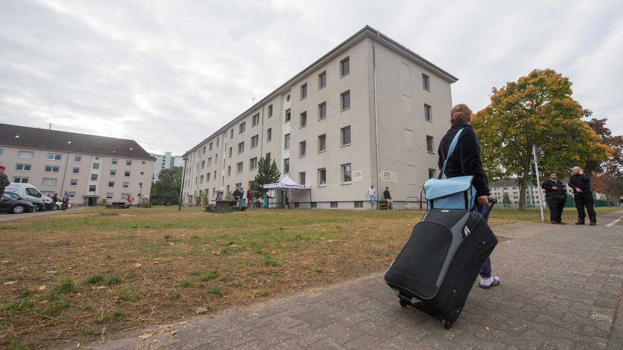 Flüchtlingsunterkünfte der BEA Benjamin-Franklin-Village in Mannheim (Baden-Württemberg) Flüchtlingsunterkünfte der BEA Benjamin-Franklin-Village in Mannheim (Baden-Württemberg)
