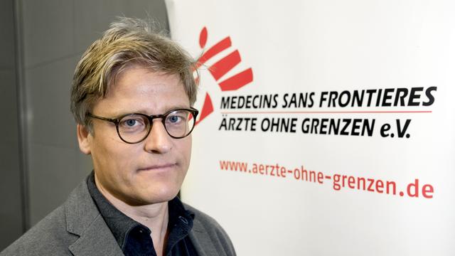 Tankred Stöbe (Vorstandsvorsitzender von Ärzte ohne Grenzen) am 17.06.2014.