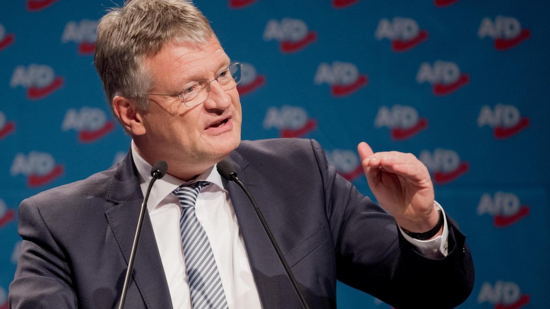 Der AfD-Bundesvorsitzende Jörg Meuthen Der AfD-Bundesvorsitzende Jörg Meuthen