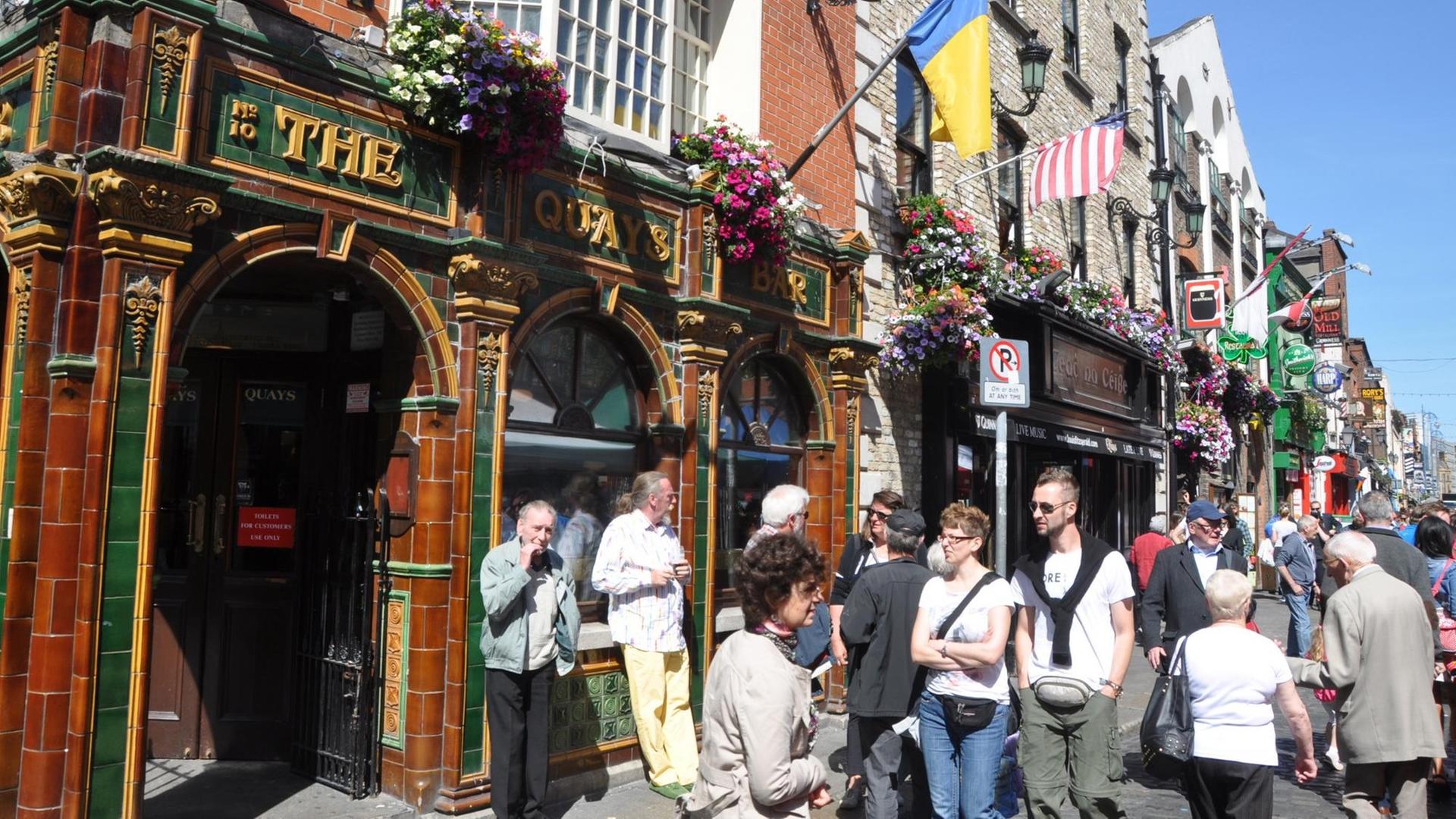 Die Innenstadt von Dublin am 10.06.2015 Die Innenstadt von Dublin am 10.06.2015