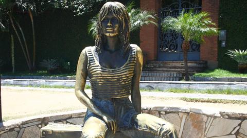 Statue der Schauspielerin Brigitte Bardot in Buzios, aufgenommen am 14.2.2012