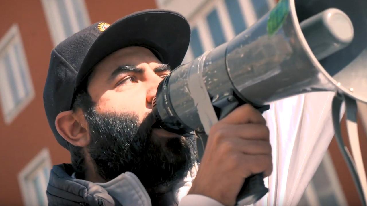 Rapper Achim Seger alias Waseem. Rapper Achim Seger alias Waseem.