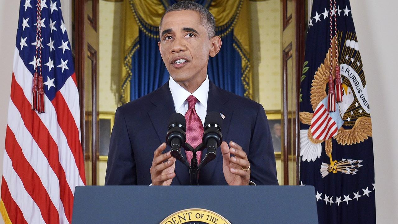 US-Präsident Obama hält eine "Rede an die Nation" am 10.09.2014 US-Präsident Obama hält eine "Rede an die Nation" am 10.09.2014