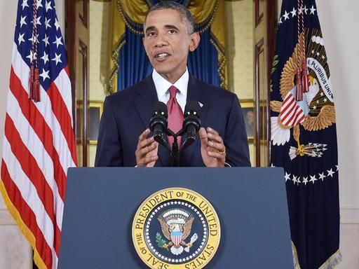 US-Präsident Obama hält eine "Rede an die Nation" am 10.09.2014