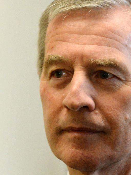 Jürgen Fitschen, Co-Vorsitzender der Deutschen Bank, vor dem Landgericht München