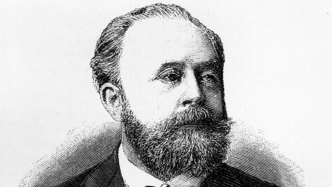 Holzstich von Wilhelm Foerster 1882. Ein Mann mit Bart im Anzug. Holzstich von Wilhelm Foerster 1882. Ein Mann mit Bart im Anzug.