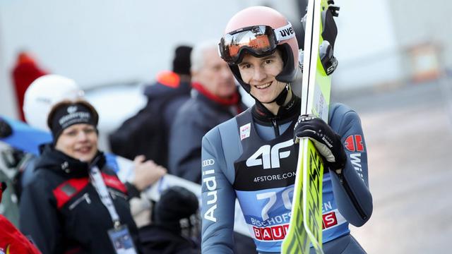 Der deutsche Skispringer Karl Geiger