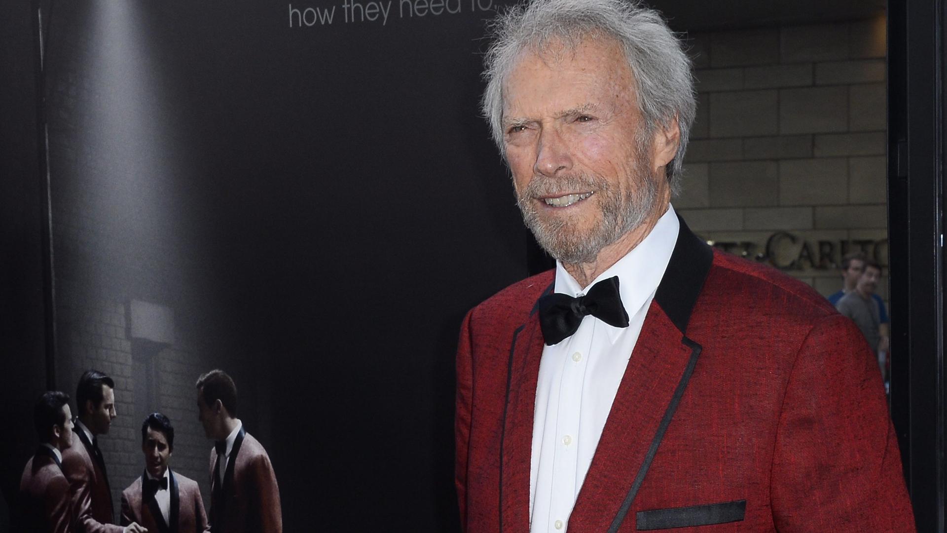 Clint Eastwood arrives for the Los Angeles Film Festival premiere of 'Jersey Boys' in Los Angeles, California Clint Eastwood arrives for the Los Angeles Film Festival premiere of 'Jersey Boys' in Los Angeles, California