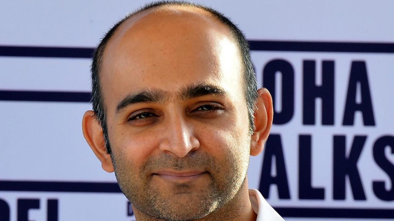 Der Schriftsteller Mohsin Hamid auf dem Doha Tribeca Film Festival in Katar 2012 Der Schriftsteller Mohsin Hamid auf dem Doha Tribeca Film Festival in Katar 2012