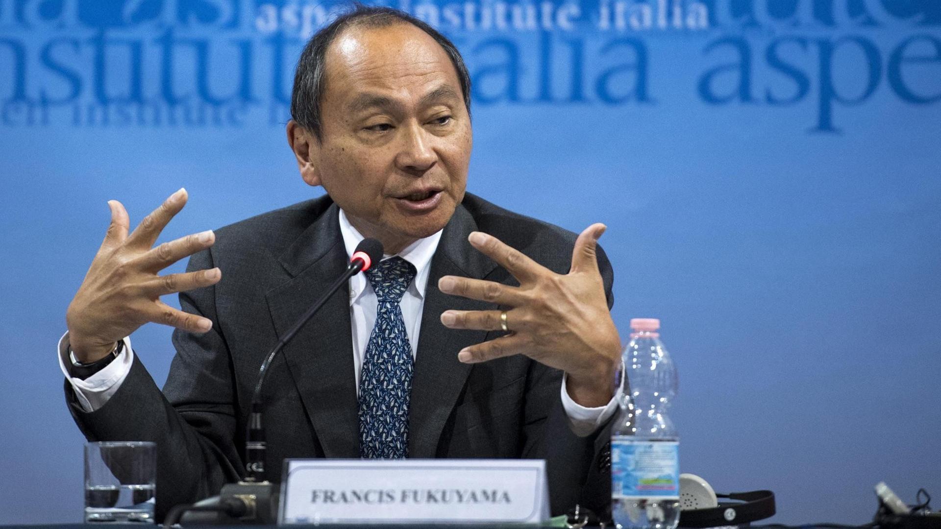 Der US-Politologe Francis Fukuyama ist vor allem für seine Zeitdiagnosen bekannt. Der US-Politologe Francis Fukuyama ist vor allem für seine Zeitdiagnosen bekannt.