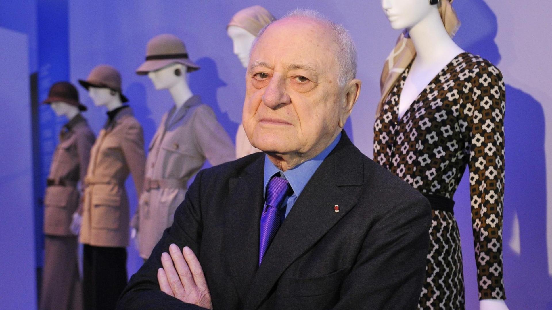 Der YSL-Gründer Pierre Berge. Der YSL-Gründer Pierre Berge.