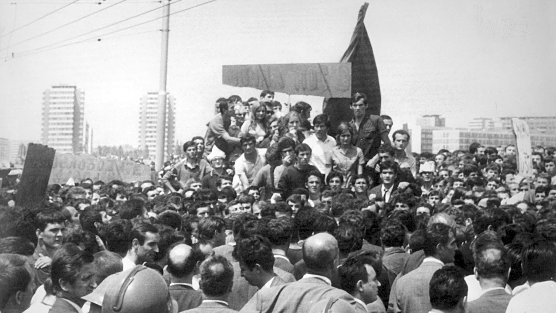 Studentenproteste 1968 in Belgrad Studentenproteste 1968 in Belgrad