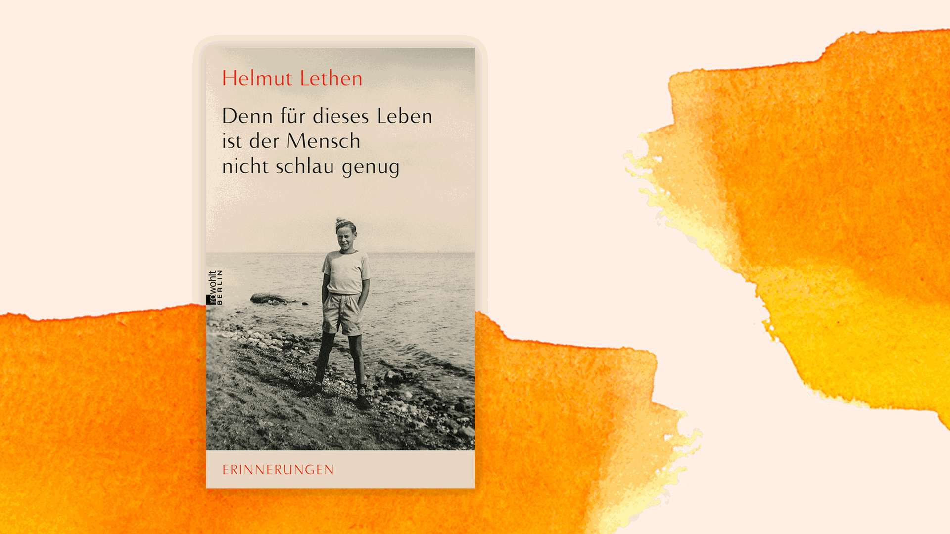 Cover des Buchs von Helmut Lethen: "Denn für dieses Leben ist der Mensch nicht schlau genug". Cover des Buchs von Helmut Lethen: "Denn für dieses Leben ist der Mensch nicht schlau genug".