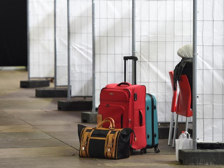 Flüchtlinge bei der Registrierung in der Zentralen Registrierungsstelle im nordrhein-westfälischen Greven.