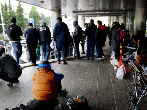 Flüchtlinge in Helsinki, Finnland