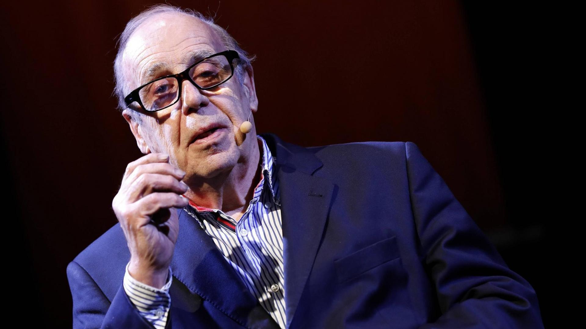 Jean Ziegler bei der lit.Cologne 2017. Jean Ziegler bei der lit.Cologne 2017.