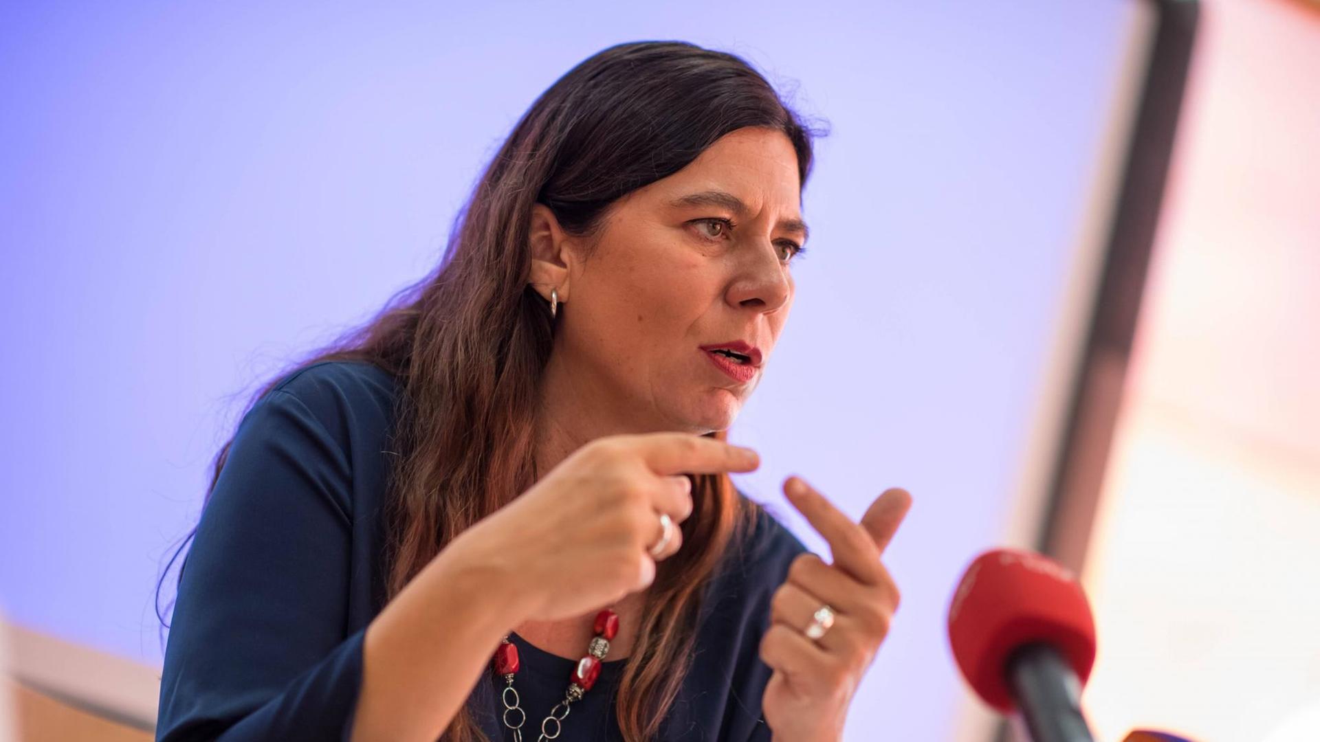 Bildungssenatorin Sandra Scheeres am 13. Juli 2017 Bildungssenatorin Sandra Scheeres am 13. Juli 2017