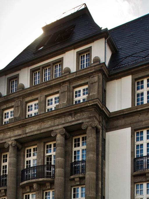 Das Deutsche Filmmuseum am Museumsufer in Frankfurt am Main: Hier wird derzeit die Ausstellung "Film & Games" gezeigt.
