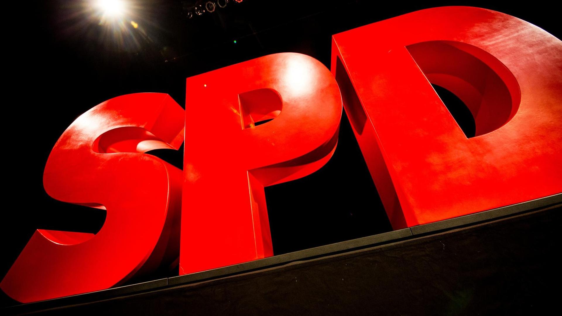 SPD Schriftzug SPD Schriftzug
