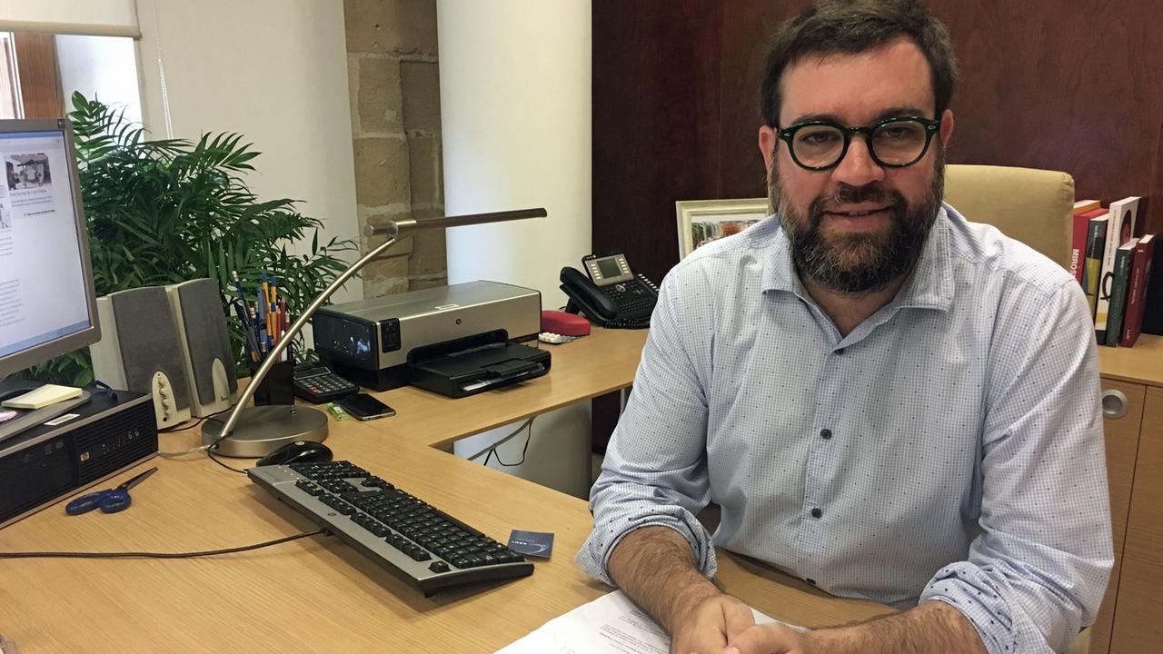 Der Bürgermeister von Palma de Mallorca Antoni Noguera Der Bürgermeister von Palma de Mallorca Antoni Noguera