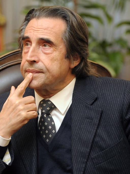 Der Dirigent Riccardo Muti im November 2011 in Turin