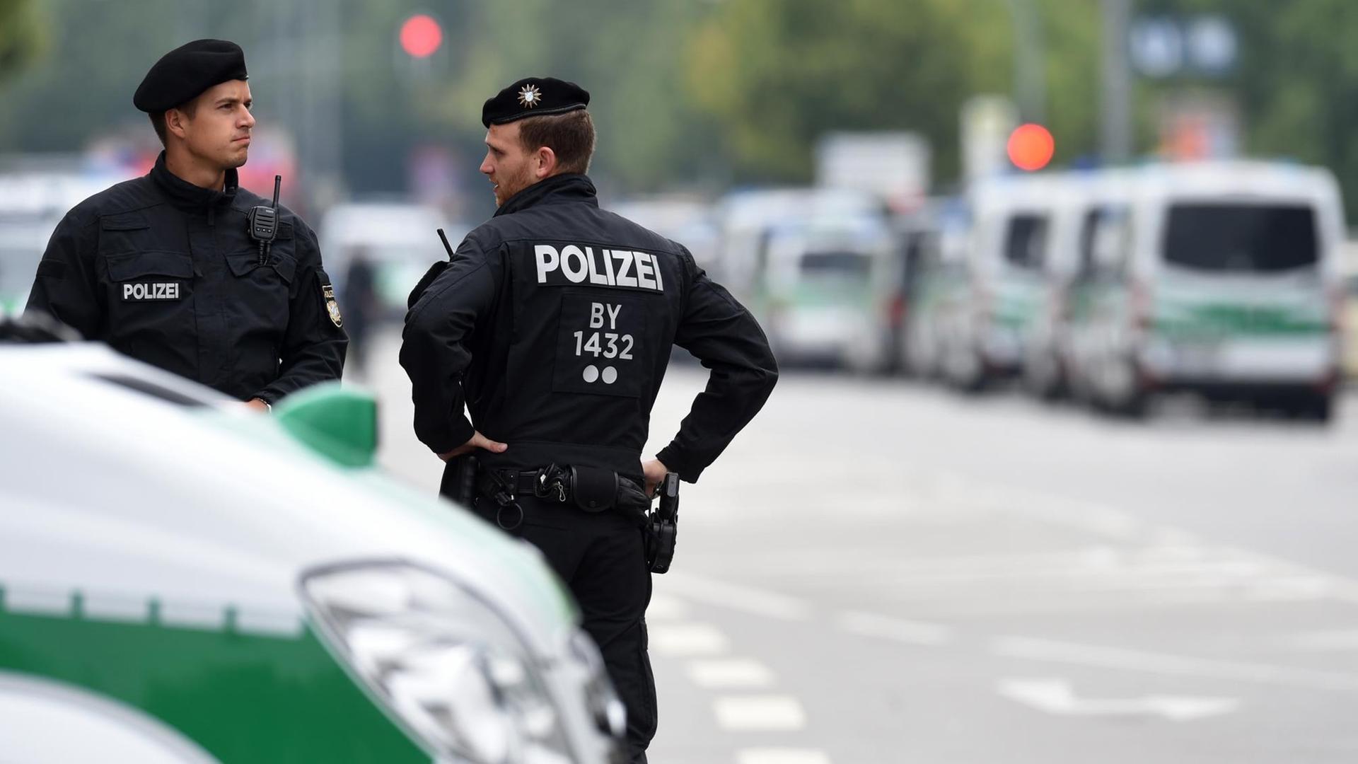Polizeieinsatz nach dem Amoklauf in München
