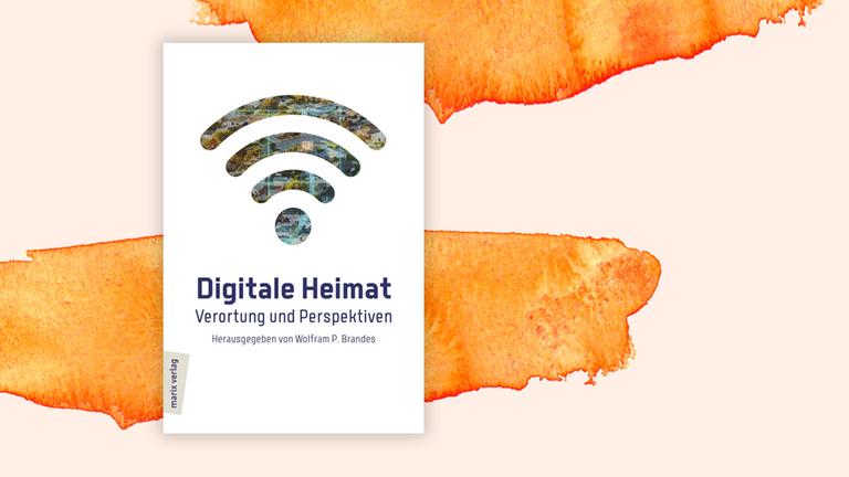 Das Buchcover "Digitale Heimat", herausgegeben von Wolfram Brandes, ist vor einem grafischen Hintergrund zu sehen. Das Buchcover "Digitale Heimat", herausgegeben von Wolfram Brandes, ist vor einem grafischen Hintergrund zu sehen.