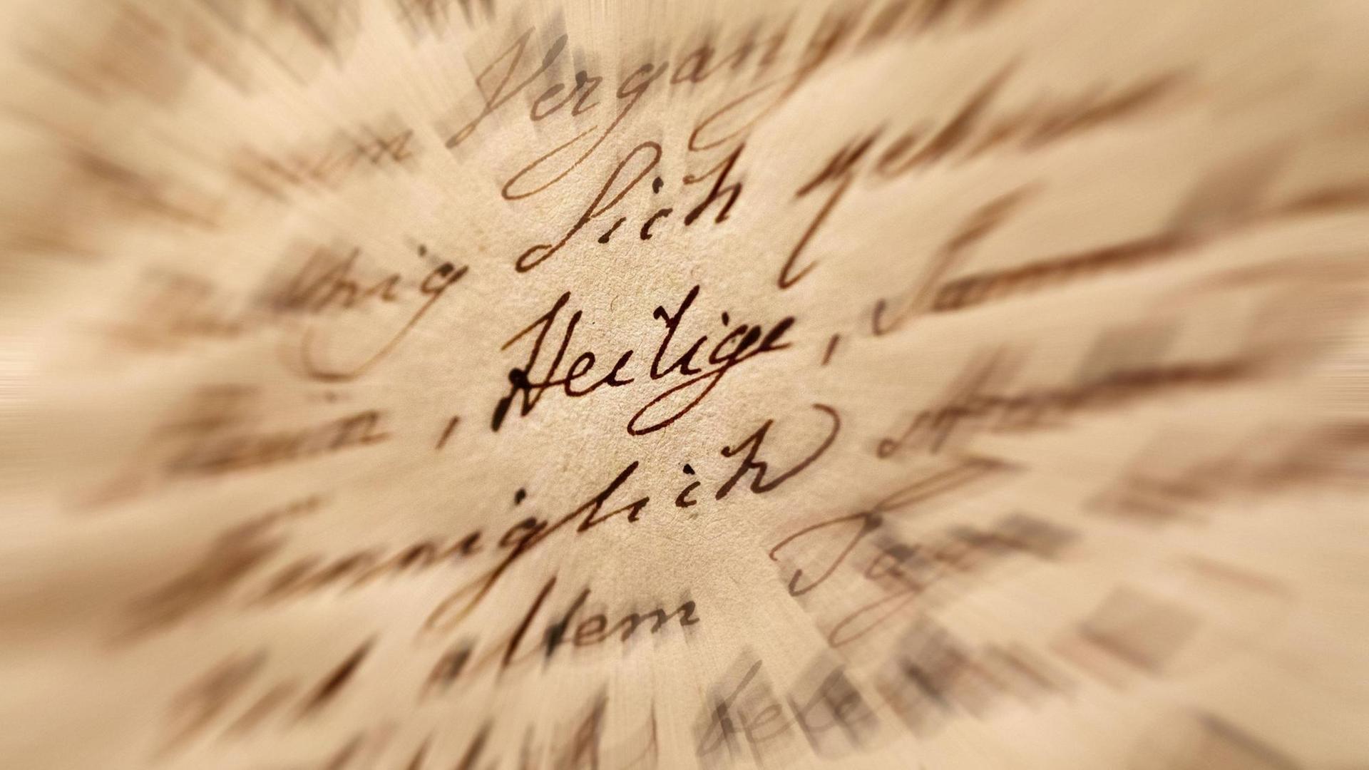 Autograph von Johann Wolfgang von Goethe - Den Drillingsfreunden von Köln, 1814, Eisengallustinte auf Velin zum Teil mit geprägtem Ornamentrand. Autograph von Johann Wolfgang von Goethe - Den Drillingsfreunden von Köln, 1814, Eisengallustinte auf Velin zum Teil mit geprägtem Ornamentrand.