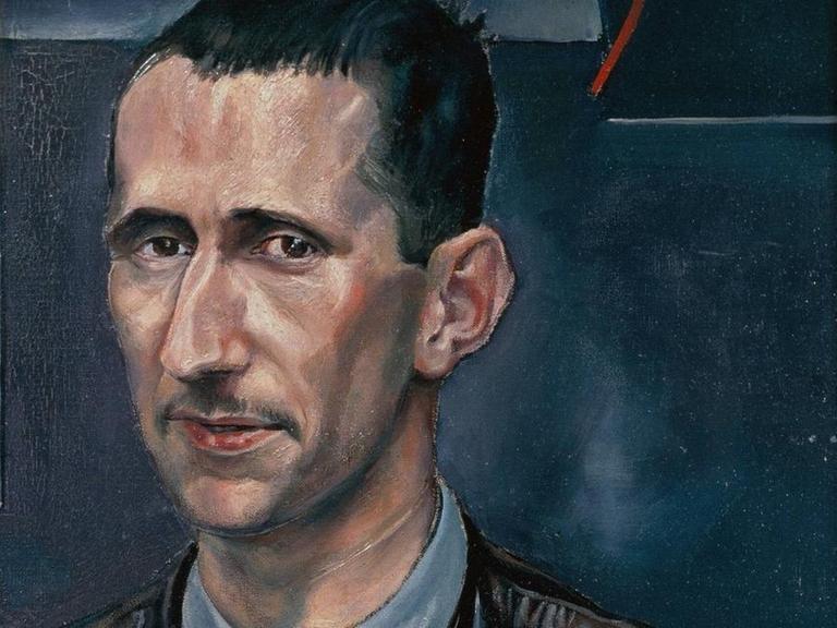 Portrait von Bertold Brecht (1898-1956) des Malers Rudolf Schlichter (1890-1955). München Staatsgalerie 1926 Portrait von Bertold Brecht (1898-1956) des Malers Rudolf Schlichter (1890-1955). München Staatsgalerie 1926