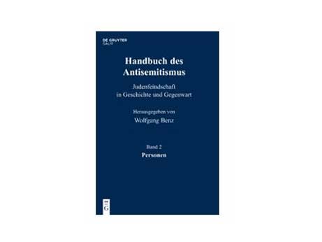 Cover: "Wolfgang Benz: Handbuch des Antisemitismus" Cover: "Wolfgang Benz: Handbuch des Antisemitismus"