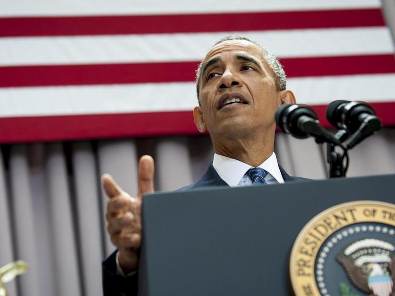 US-Präsident Obama, Grundsatzrede über das Atomabkommen mit dem Iran, Universität in Washington