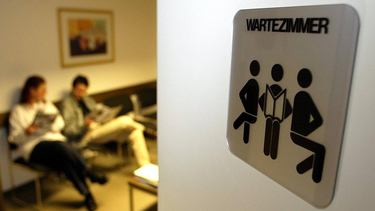 Blick in ein Wartezimmer Blick in ein Wartezimmer