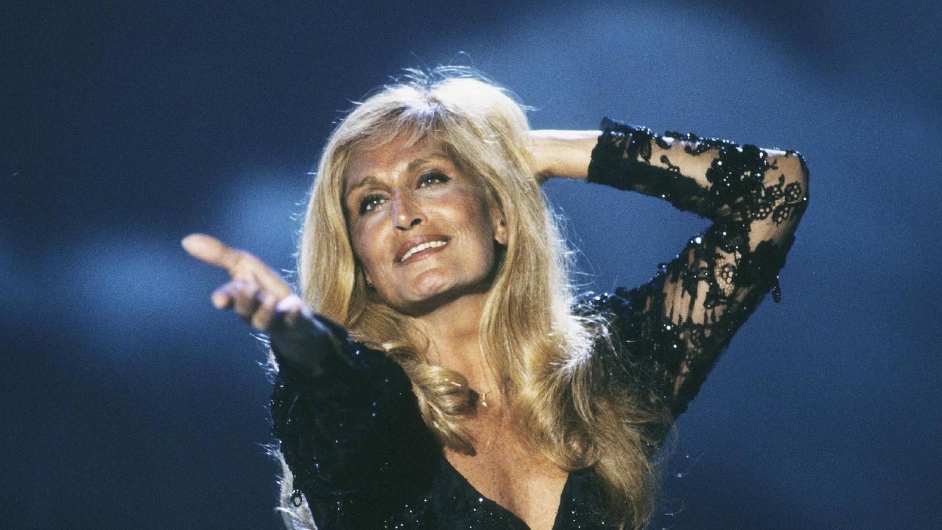 Die in Ägypten geborene Sängerin Dalida Die in Ägypten geborene Sängerin Dalida