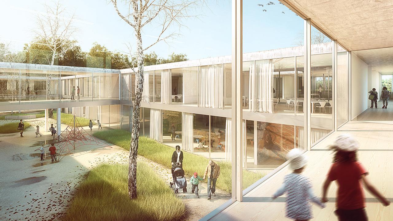 So soll der zukünftige Schulhof aussehen. So soll der zukünftige Schulhof aussehen.