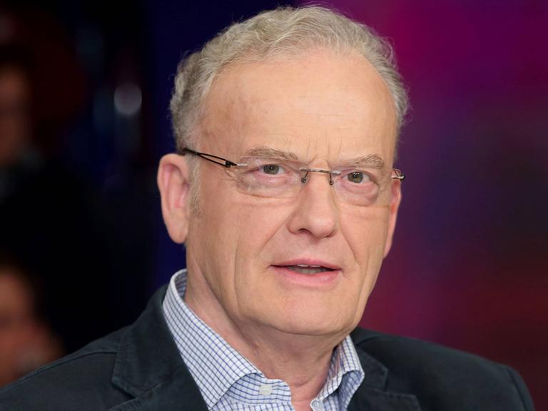 Der Theologe und Bürgerrechtler Friedrich Schorlemmer in der ZDF-Talkshow "Maybrit Illner".