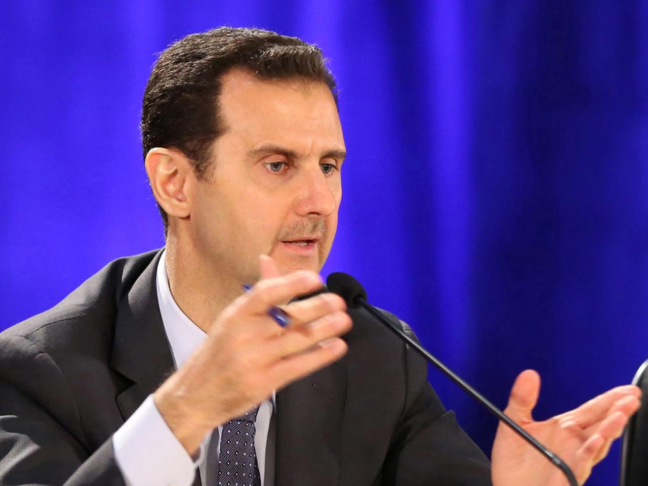 Syriens Präsident Baschar al-Assad Syriens Präsident Baschar al-Assad