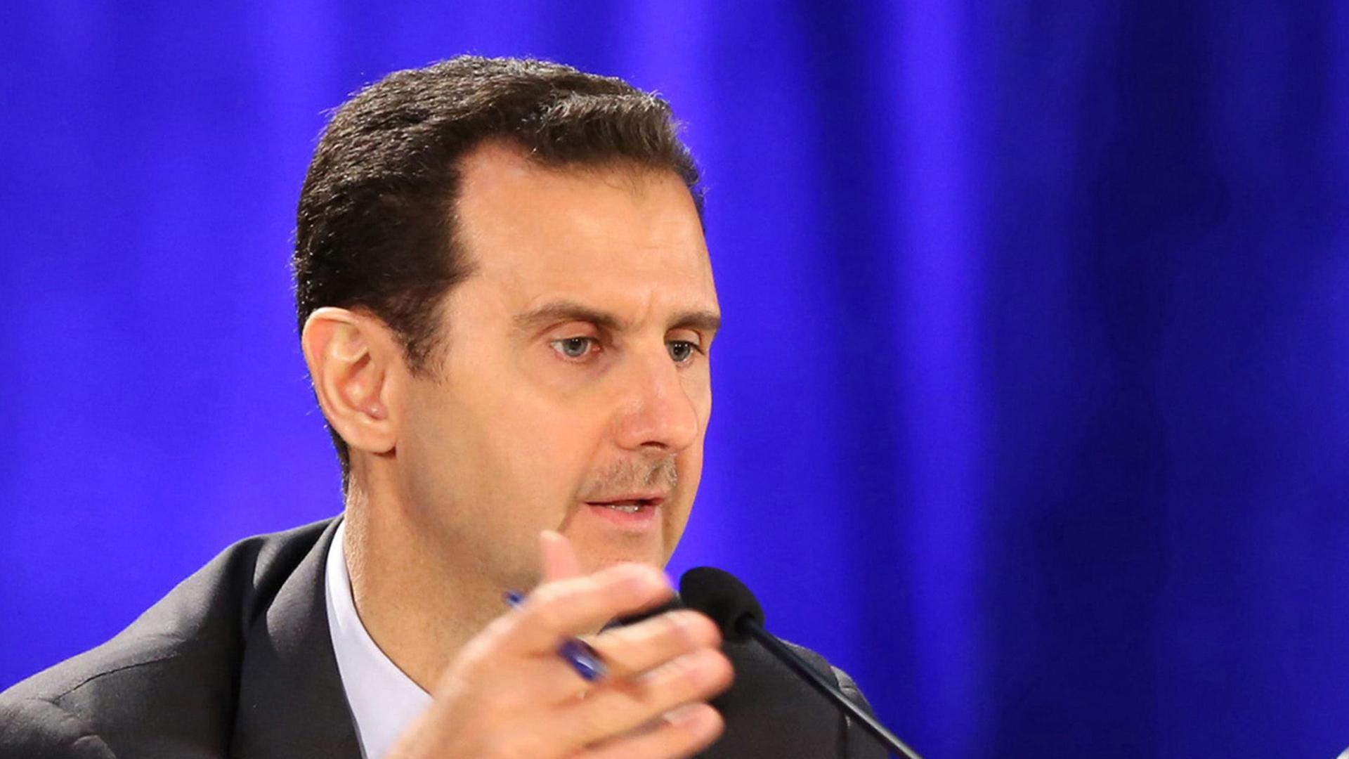 Syriens Präsident Baschar al-Assad (Foto vom 13. April) Syriens Präsident Baschar al-Assad (Foto vom 13. April)