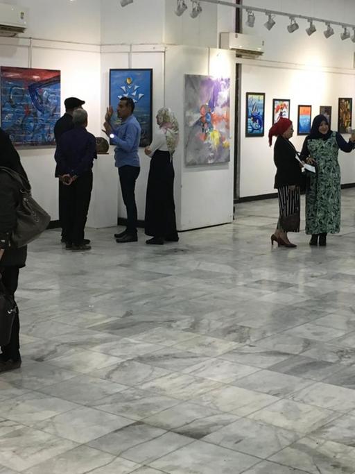 Kunstausstellung in Bagdad, Irak