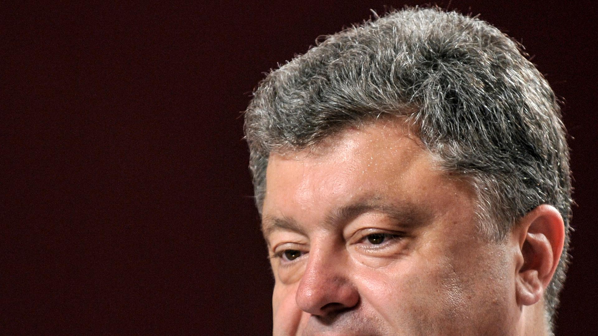 Der neugewählte ukrainische Präsident Petro Poroschenko