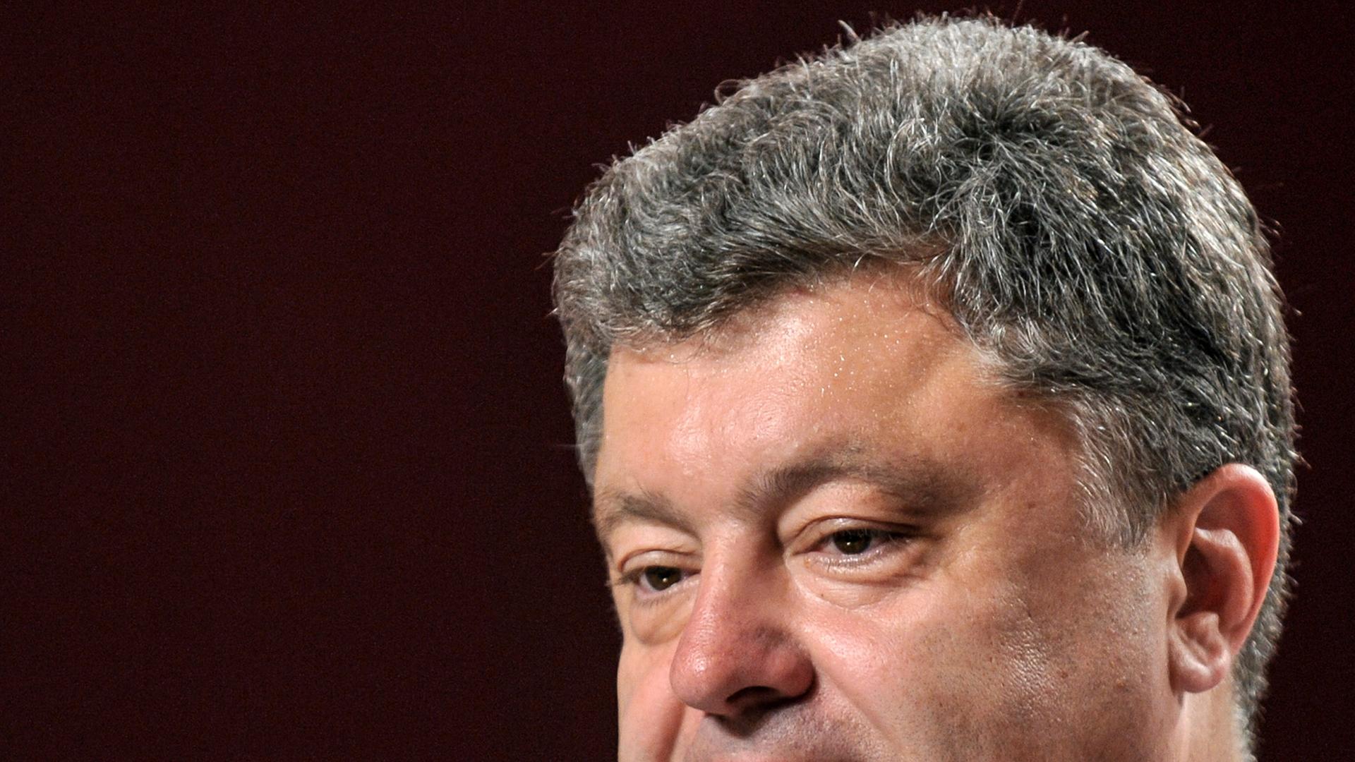 Der neugewählte ukrainische Präsident Petro Poroschenko Der neugewählte ukrainische Präsident Petro Poroschenko