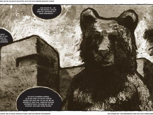 Illustration aus "Geschichte des Bären" von Stefano Ricci