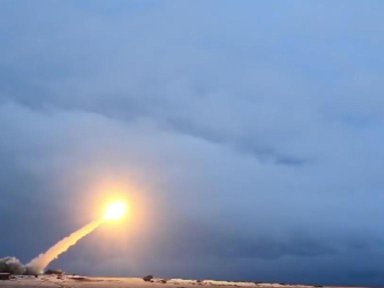 Test einer russischen Burevestnik-Mittelstrecken-Atomrakete