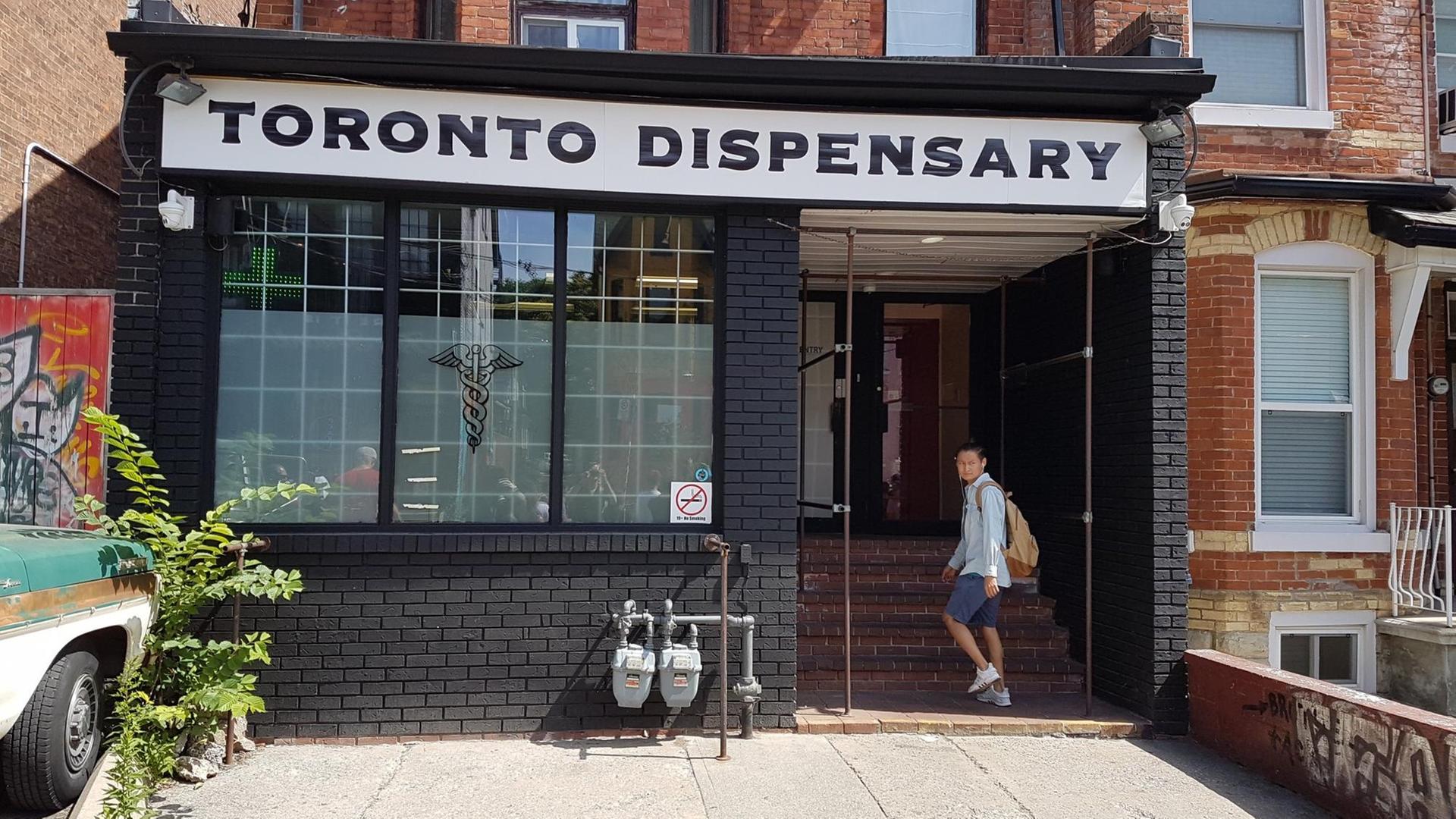 Cannabis-Verkaufsstelle in Toronto, 2017 Cannabis-Verkaufsstelle in Toronto, 2017